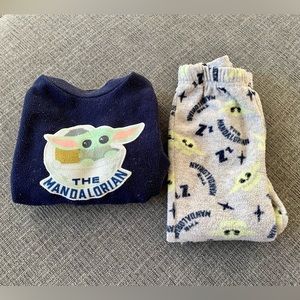 Mandalorian Star Wars kids pajamas 3T